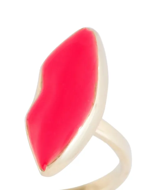 DELFINA DELETTREZ 'LIPS PIERCING' RING