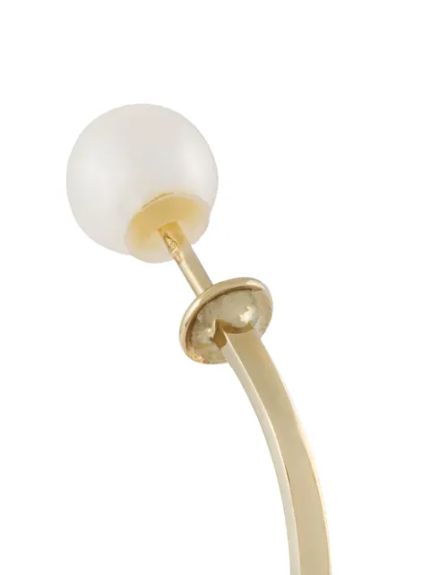 DELFINA DELETTREZ 9KT YELLOW GOLD LIPS PIERCING EARRING