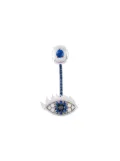 Delfina Delettrez 'Eyes on me' diamond and sapphire earring - Metallic