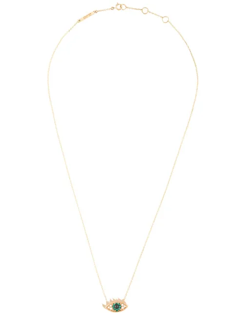 Delfina Delettrez 'Eyes on me' diamond and emerald necklace