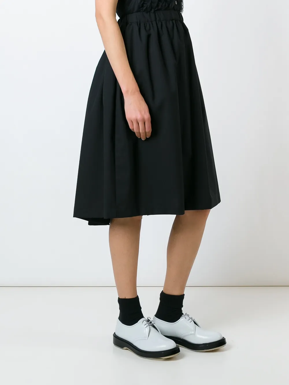  Comme Des Garçons Girl Elasticated Waist Skirt - Black 