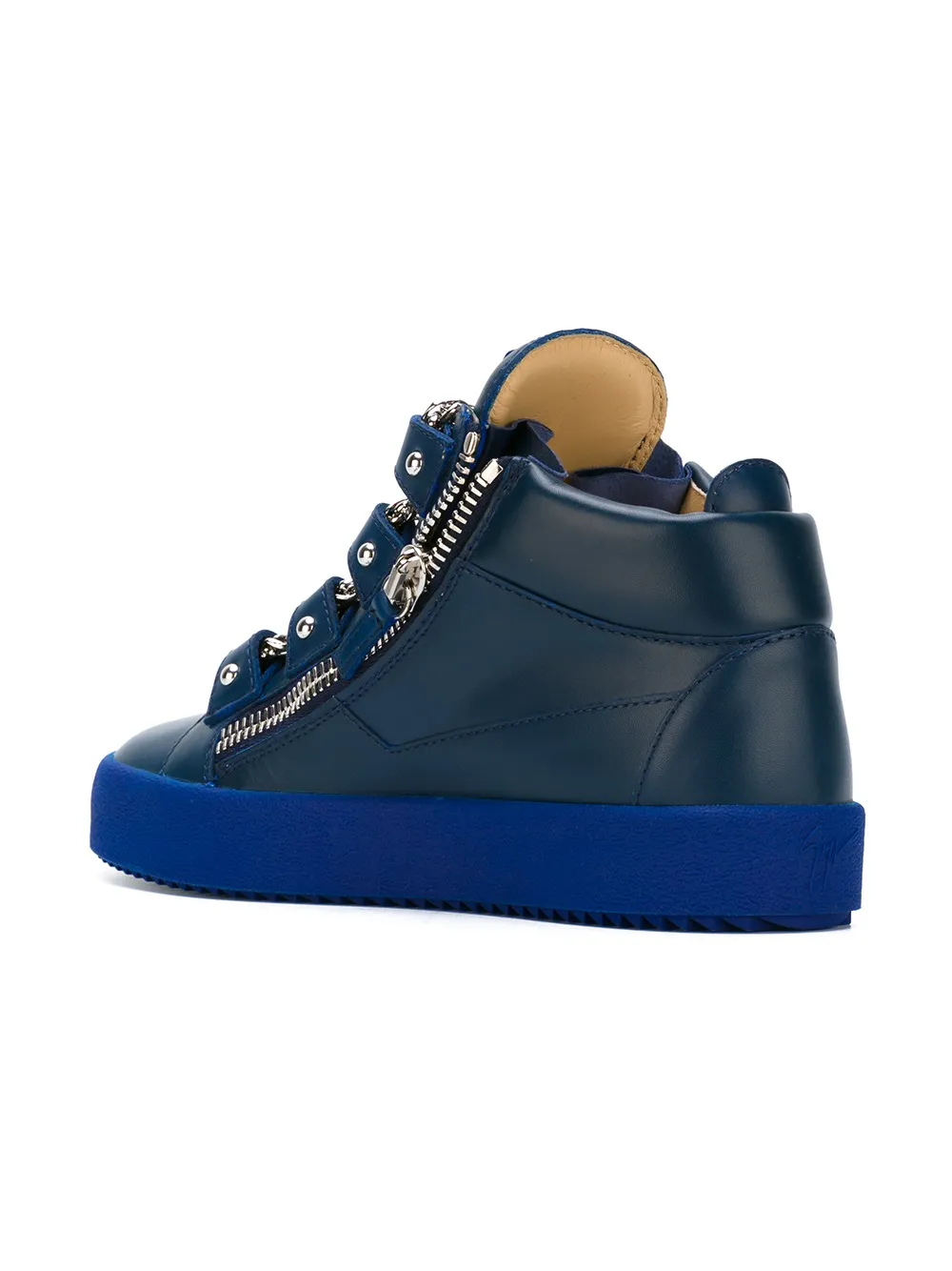 Giuseppe Zanotti 'Royce' hi-top sneakers Blauw