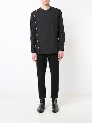 balmain shirt dress