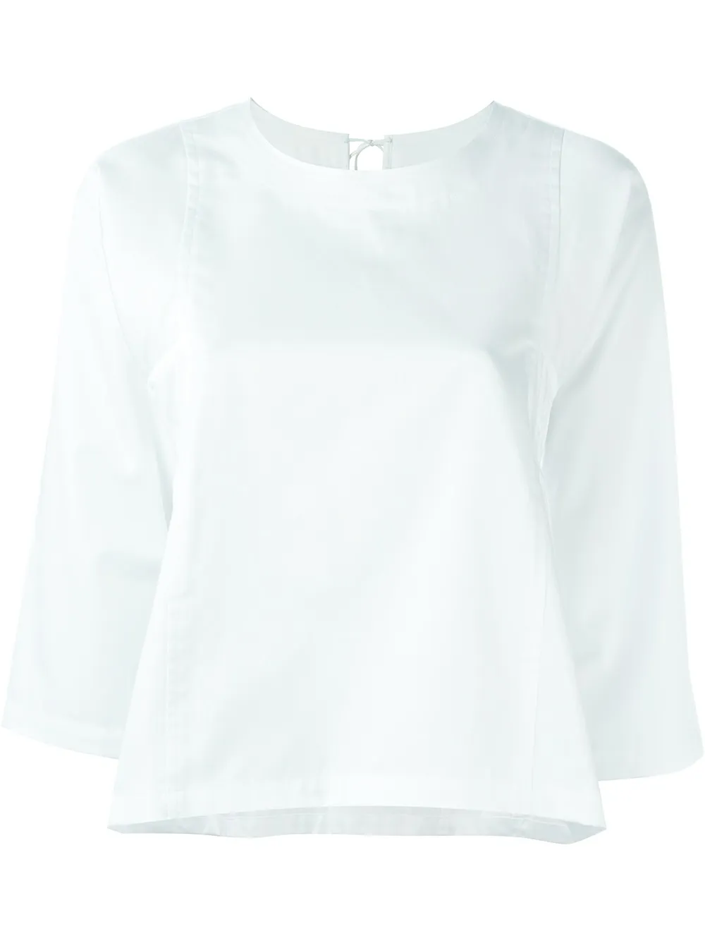 Comme Des Garçons Comme Des Garçons back fastening blouse - Bianco