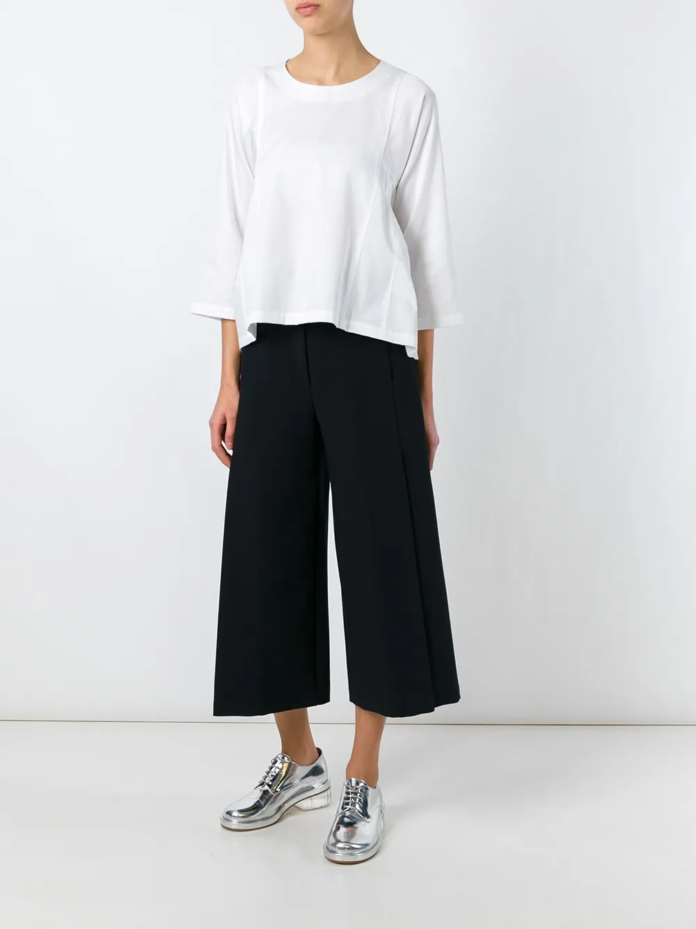  Comme Des Garçons Comme Des Garçons Back Fastening Blouse - White 