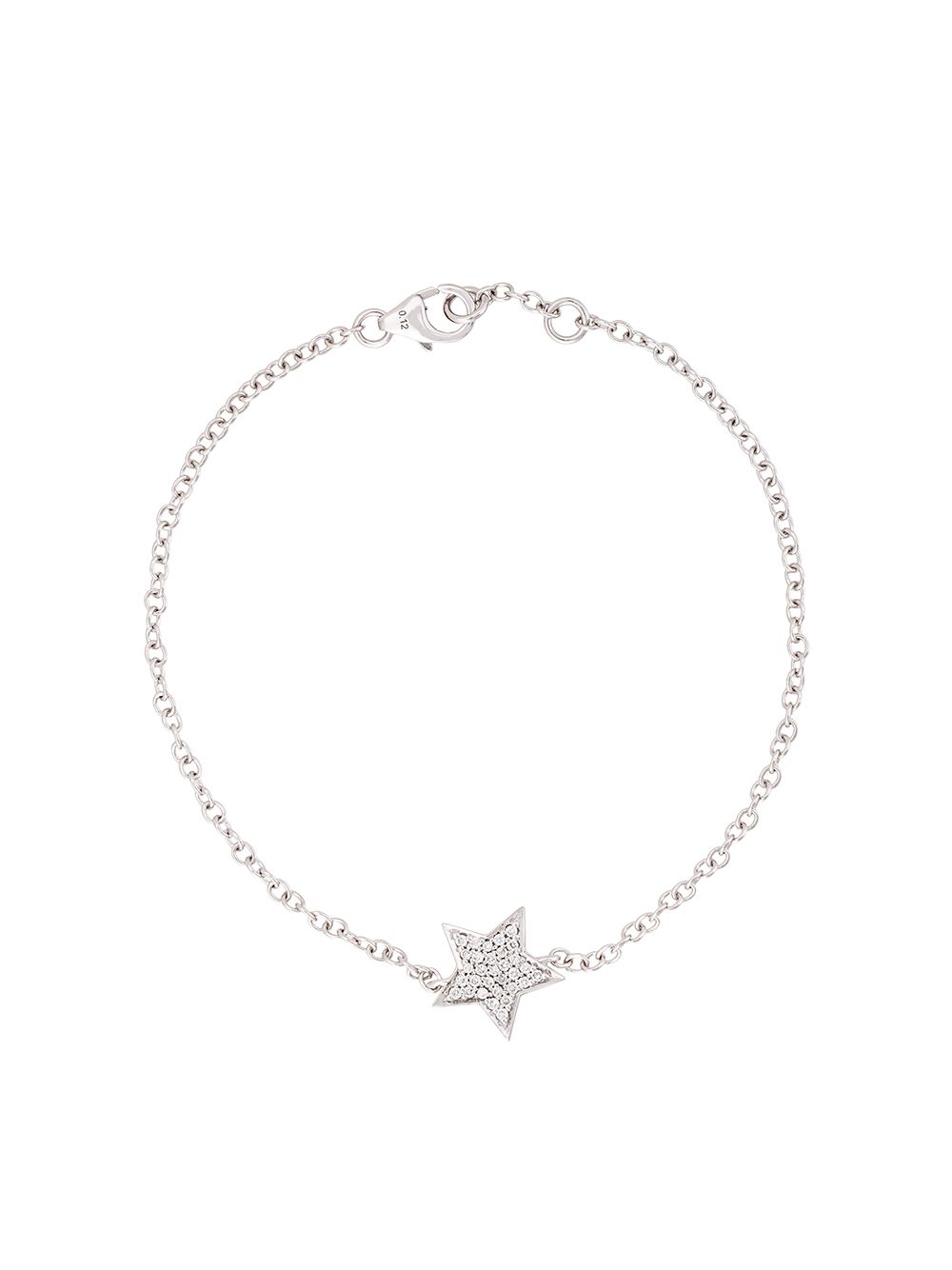 Shop Alinka Stasia 18kt Gold Diamond Star Bracelet In Metallic