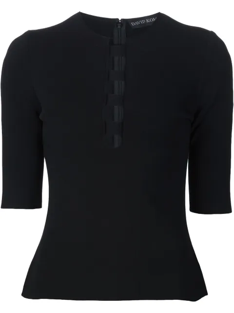 David Koma cut out panel top