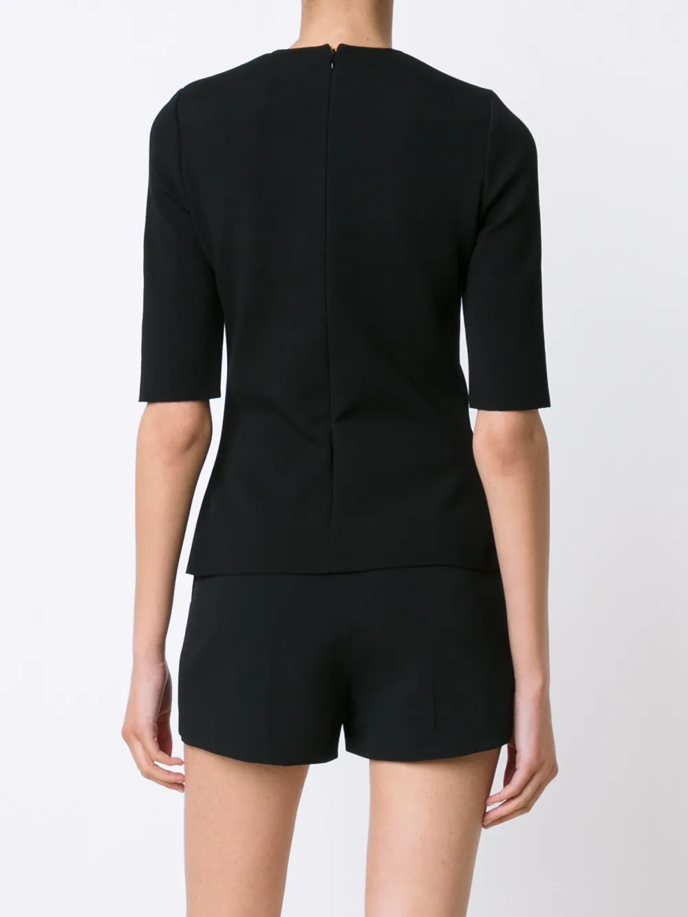 David Koma cut out panel top Zwart