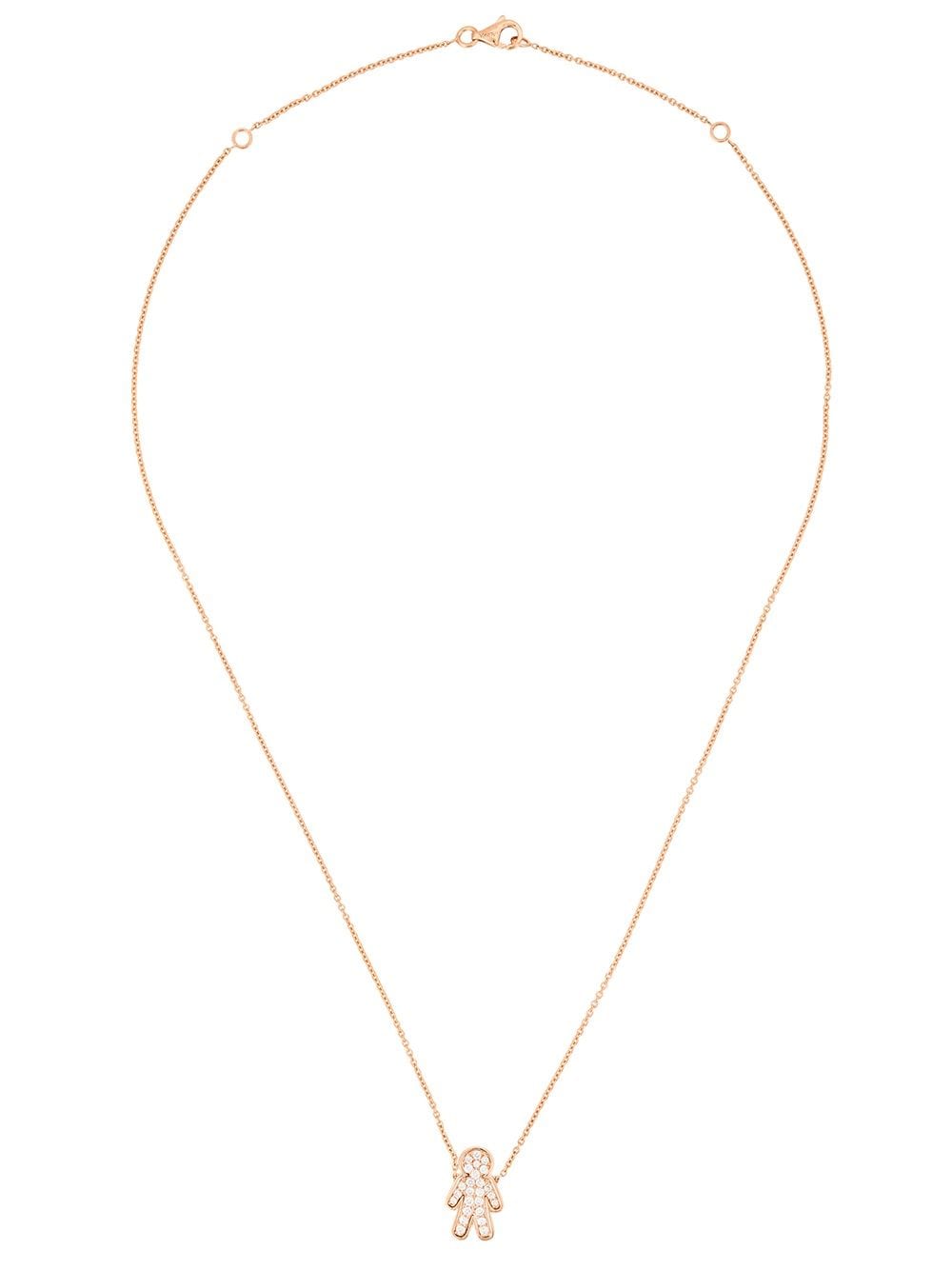 Misha diamond pendant necklace