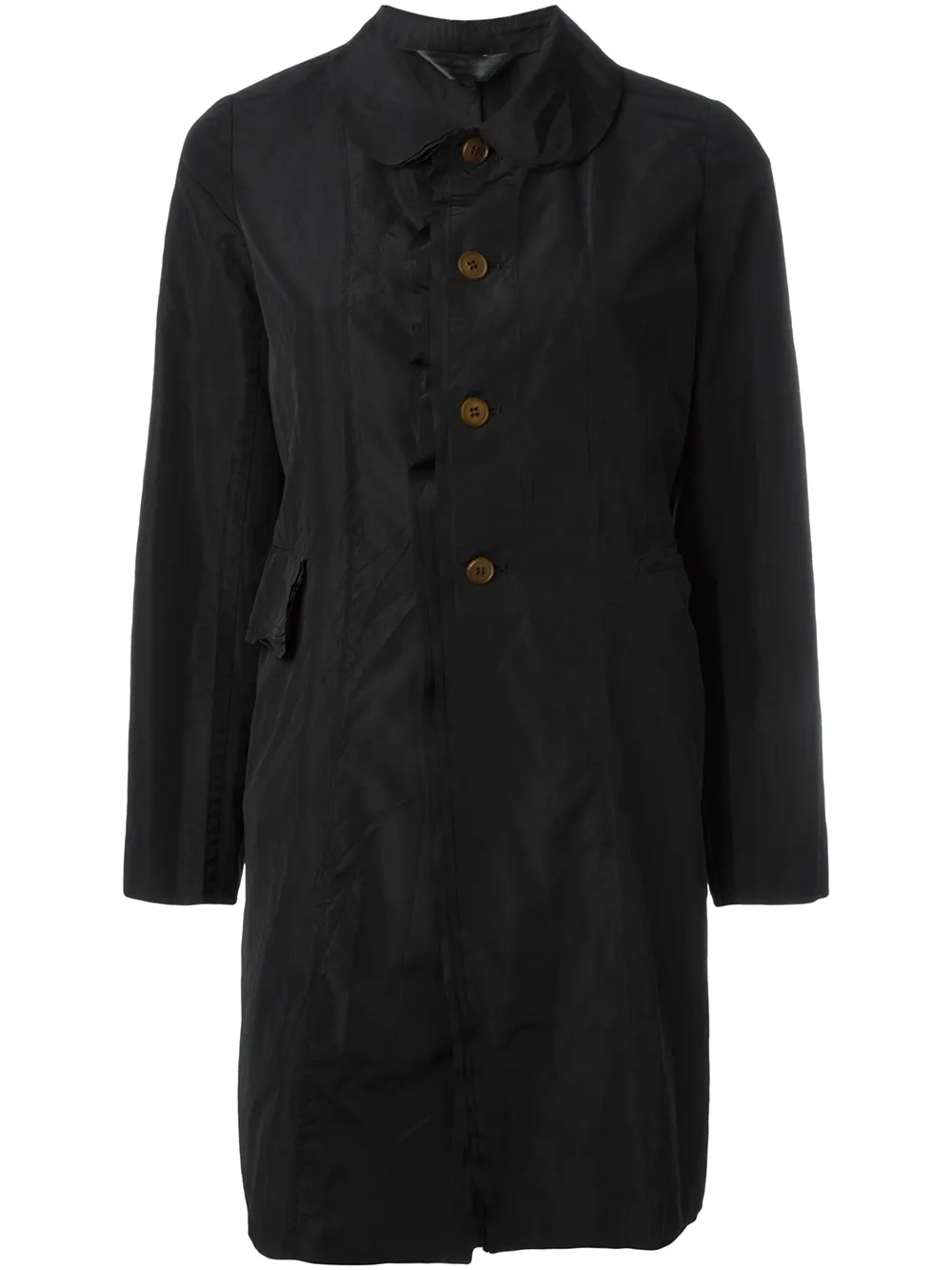 Comme Des Garçons Comme Des Garçons peter pan collar coat - Nero