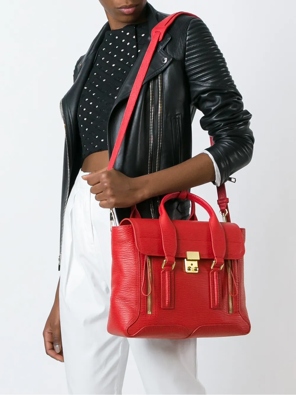 3.1 Phillip Lim medium 'Pashli' satchel Rood