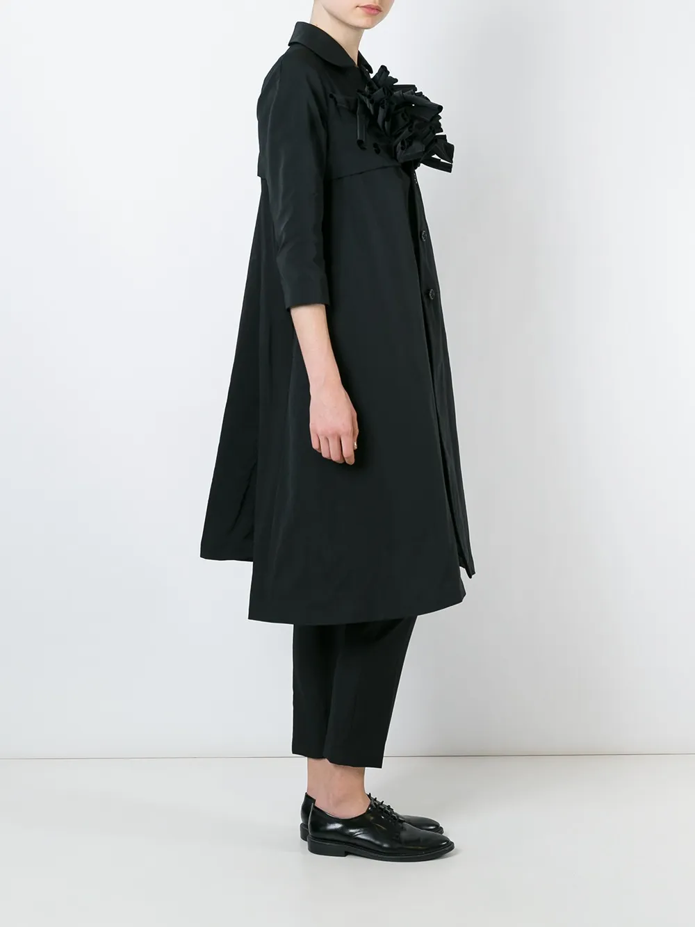  Comme Des Garçons Embellished Coat - Black 