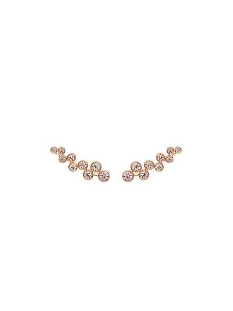 ALINKA 18K rose gold Sasha diamond slider earrings