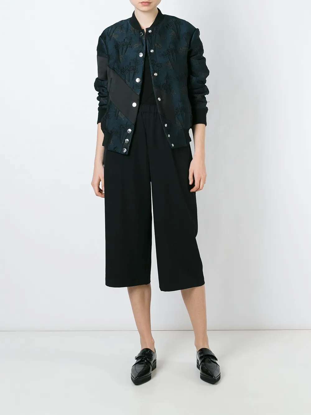 Comme Des Garçons cropped trousers Zwart