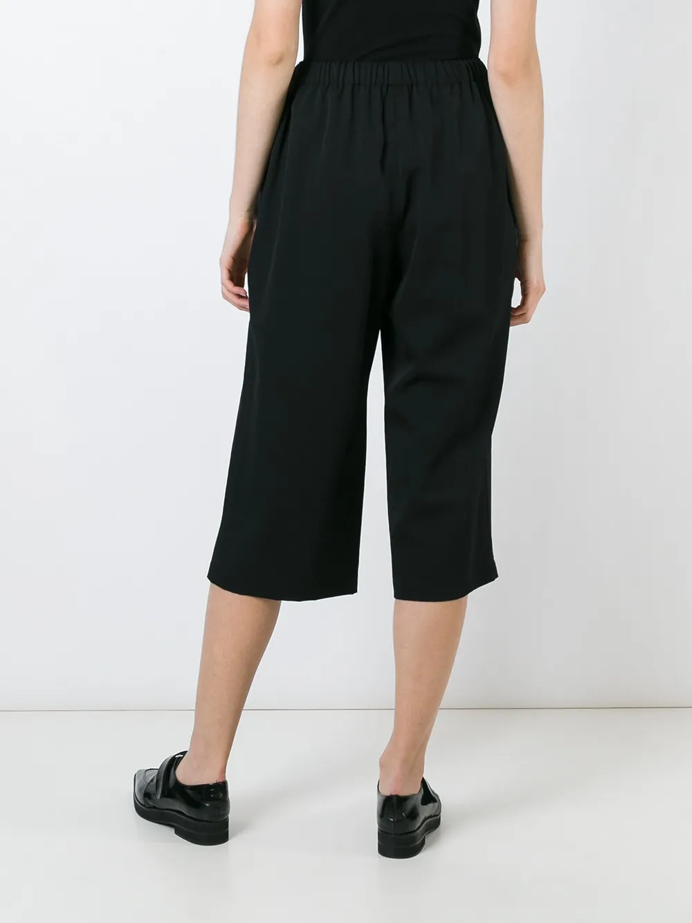 Comme Des Garçons cropped trousers Zwart