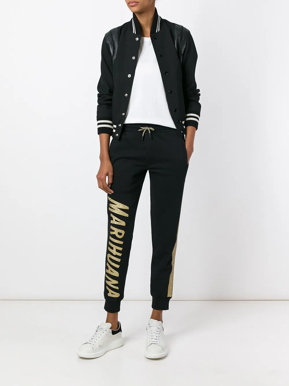 Palm Angels 'marihuana' Jogginghose   Schwarz 