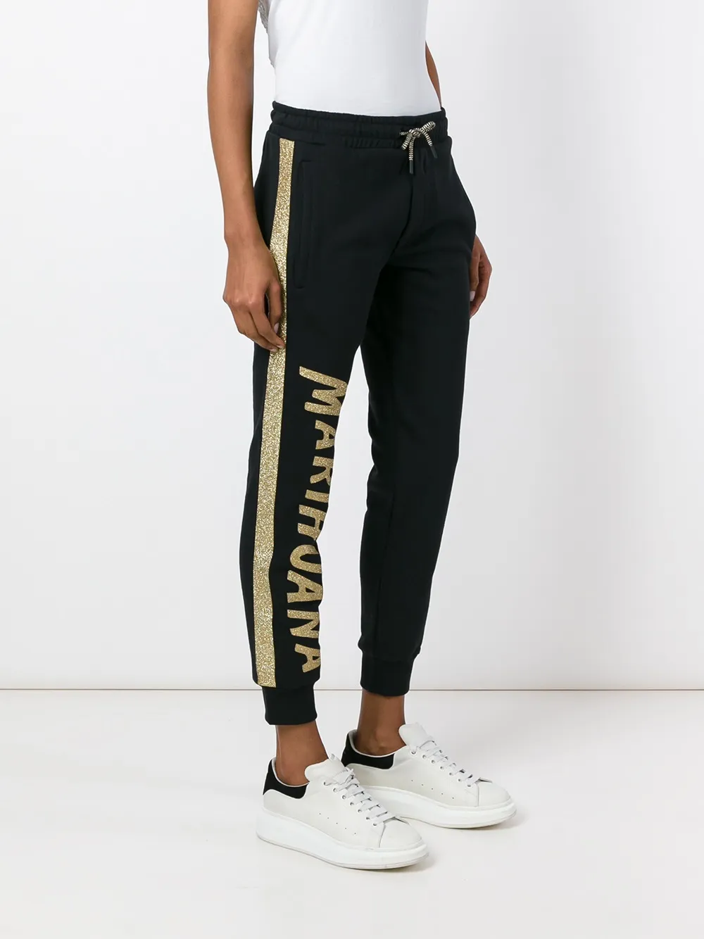  Palm Angels 'marihuana' Jogginghose   Schwarz 