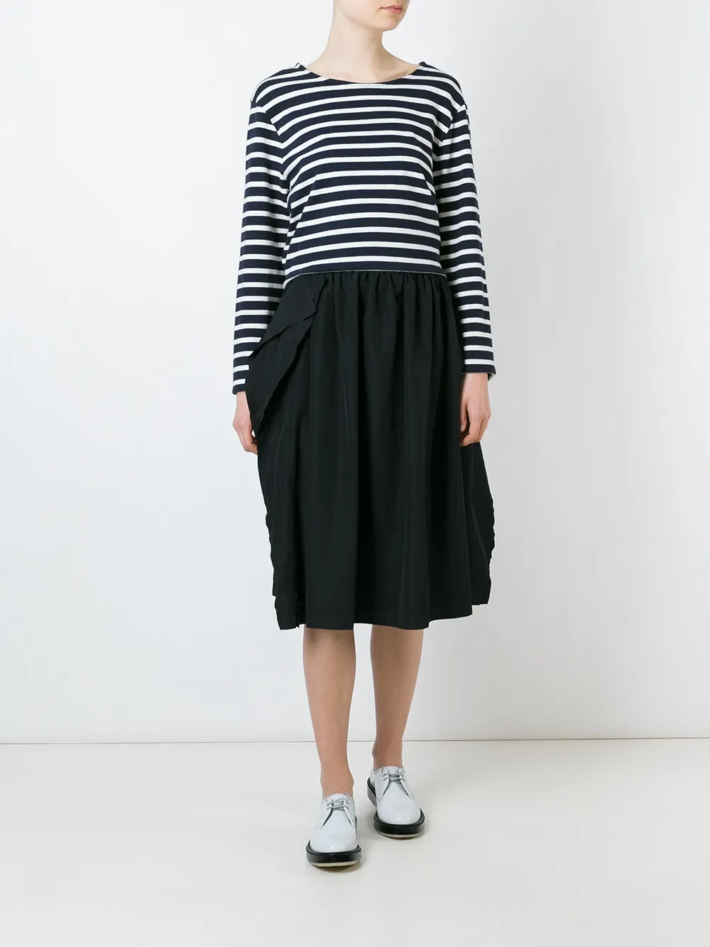 Comme Des Garçons Comme Des Garçons Rock Mit Faltendetail   Schwarz 