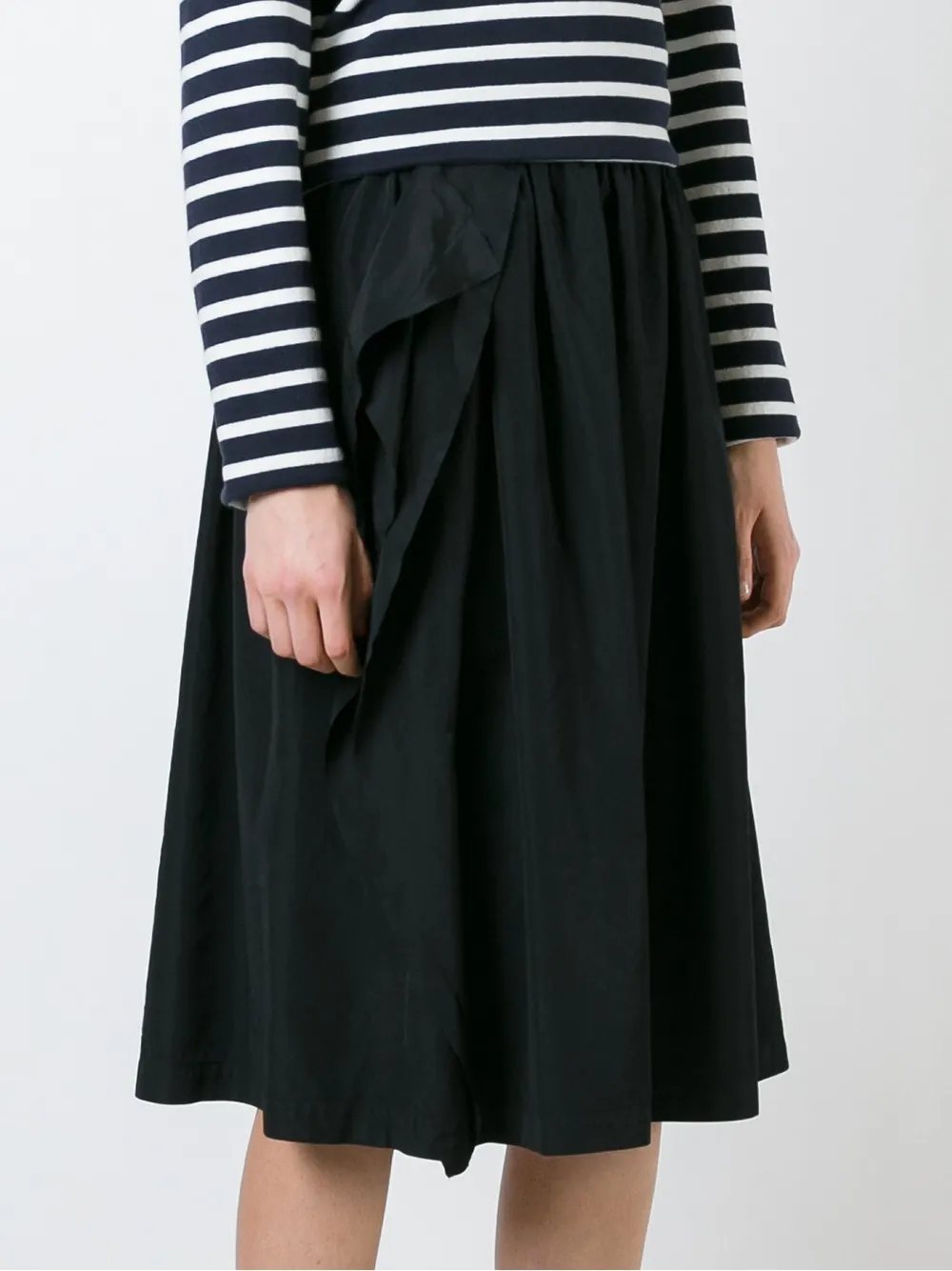  Comme Des Garçons Comme Des Garçons Rock Mit Faltendetail   Schwarz 