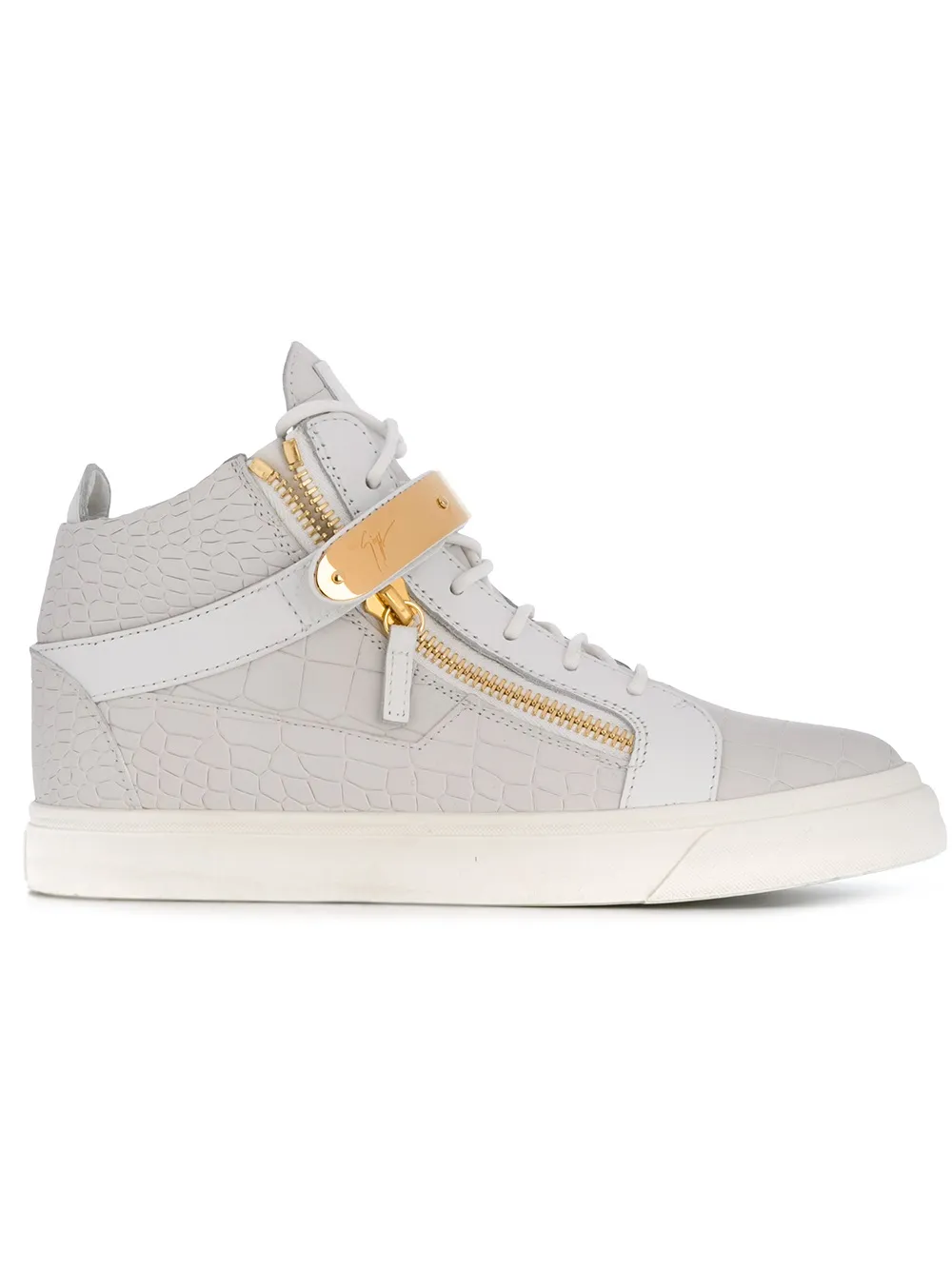Giuseppe Zanotti 'Dan' hi-top sneakers - Bianco