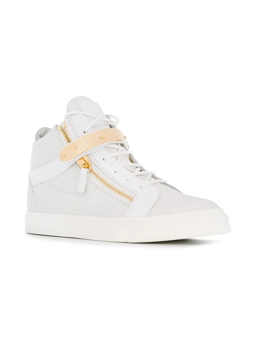 Giuseppe Zanotti 'Dan' hi-top sneakers Wit