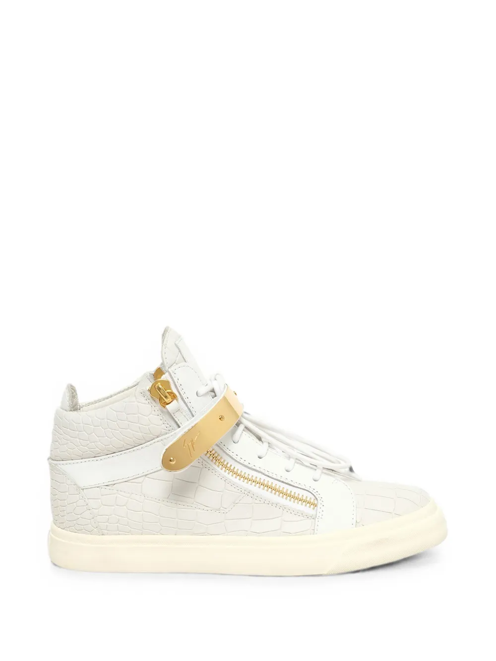 Giuseppe Zanotti 'Dan' hi-top sneakers Wit