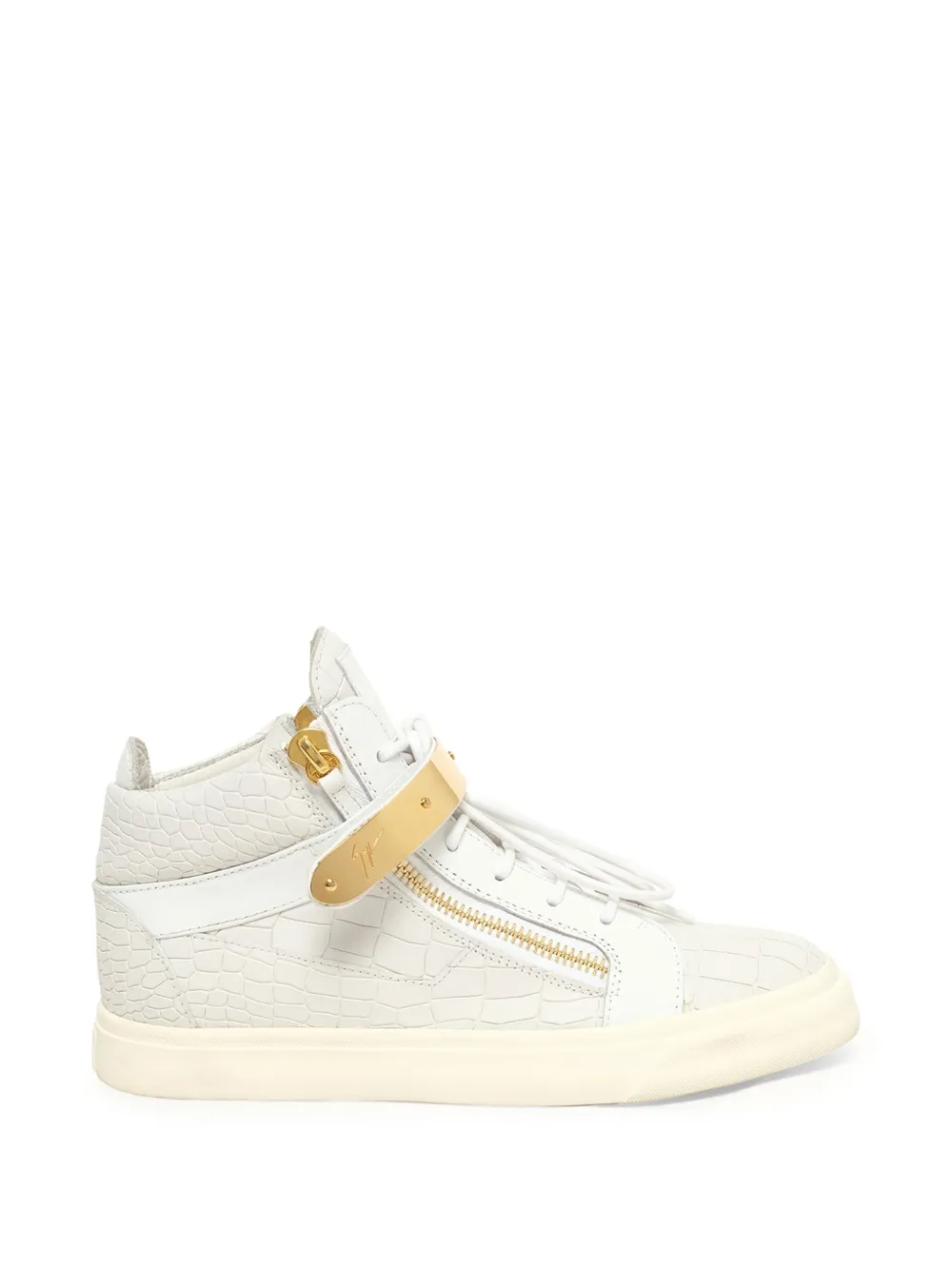 Giuseppe Zanotti 'Dan' hi-top sneakers Wit