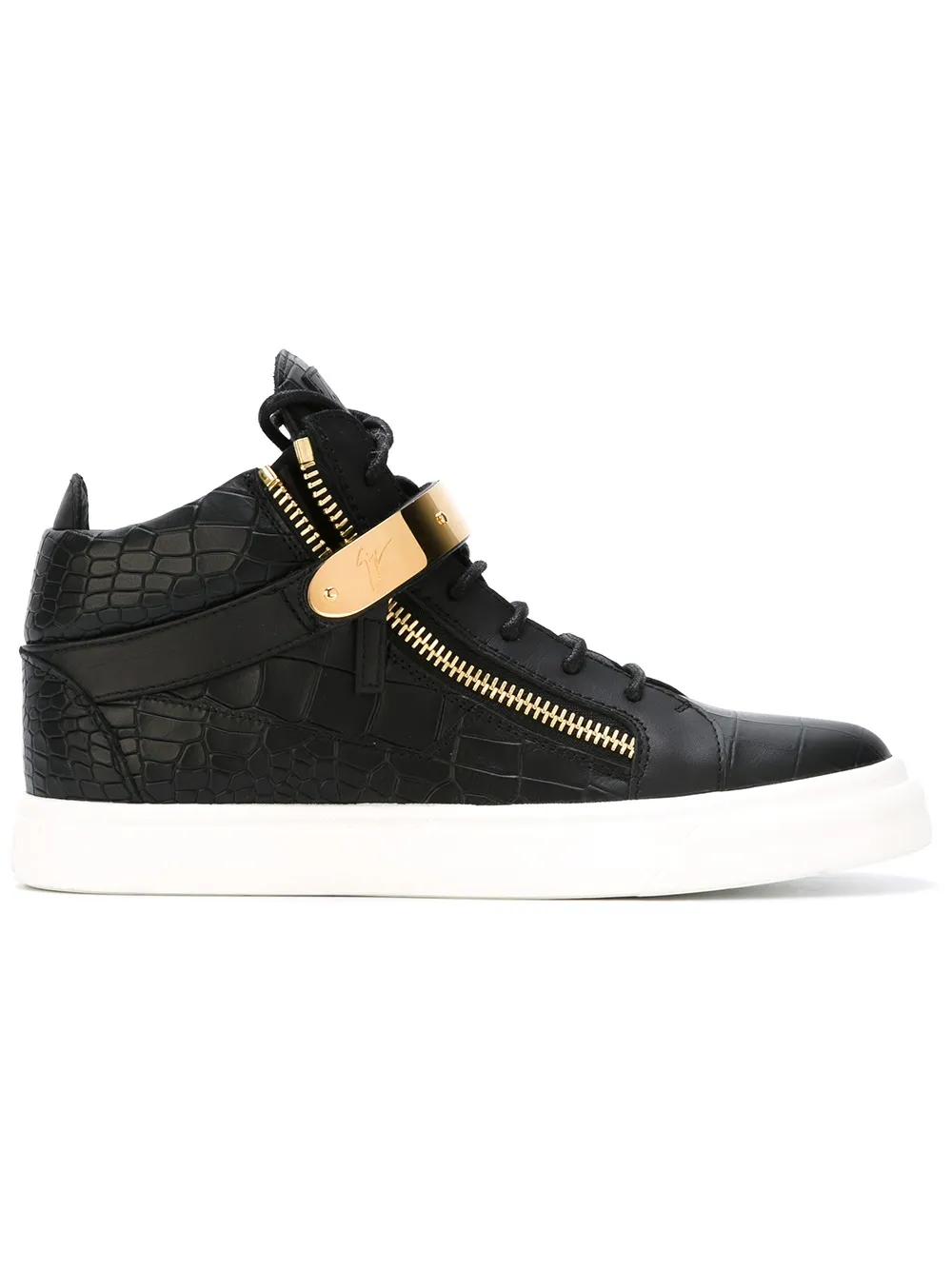 Giuseppe Zanotti 'London' mid-top sneakers - Black