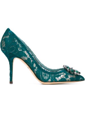 Lace pump outlet shoes