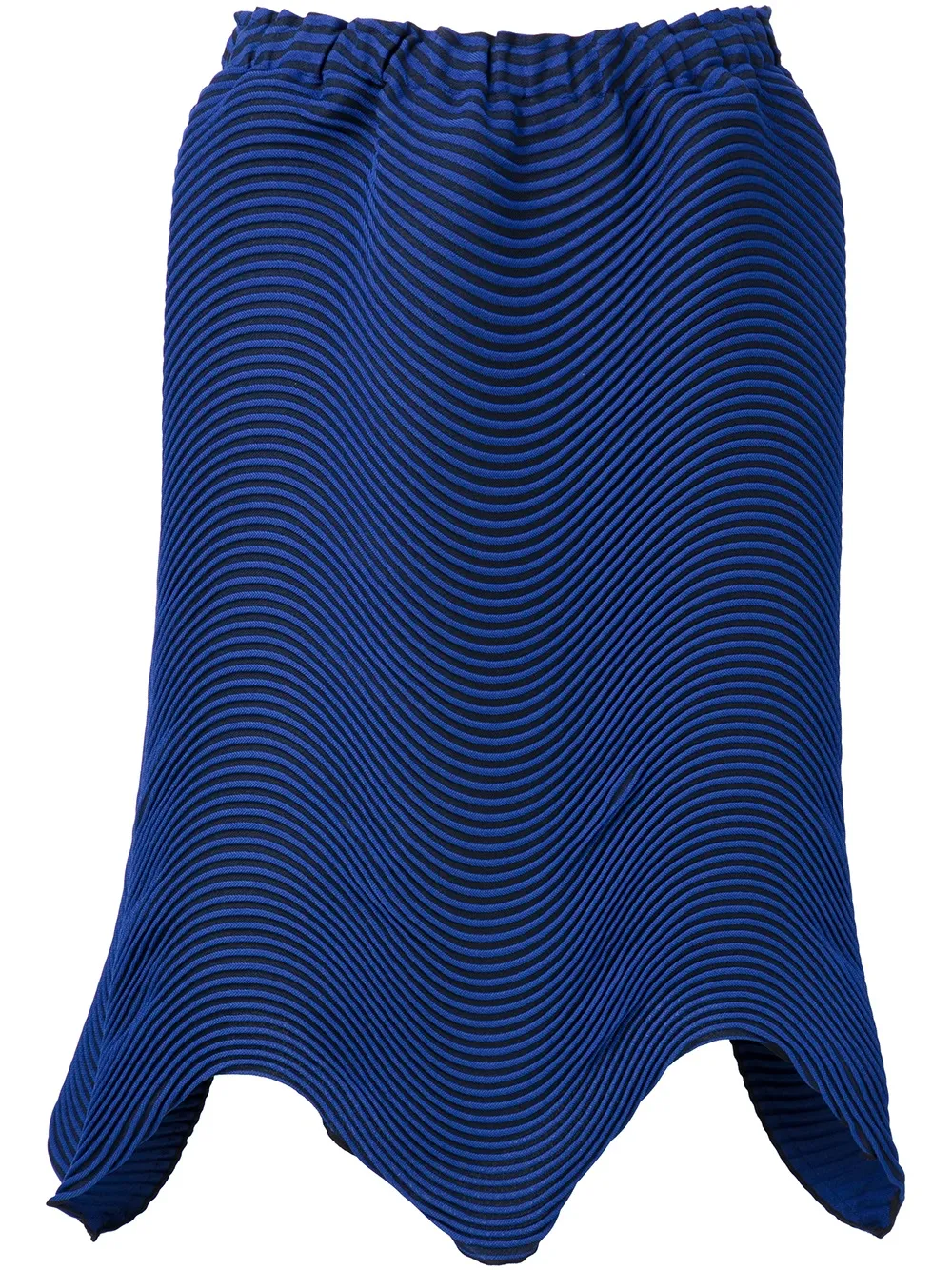 Issey Miyake jupe plissée à ourlet festonné | bleu | Image 1