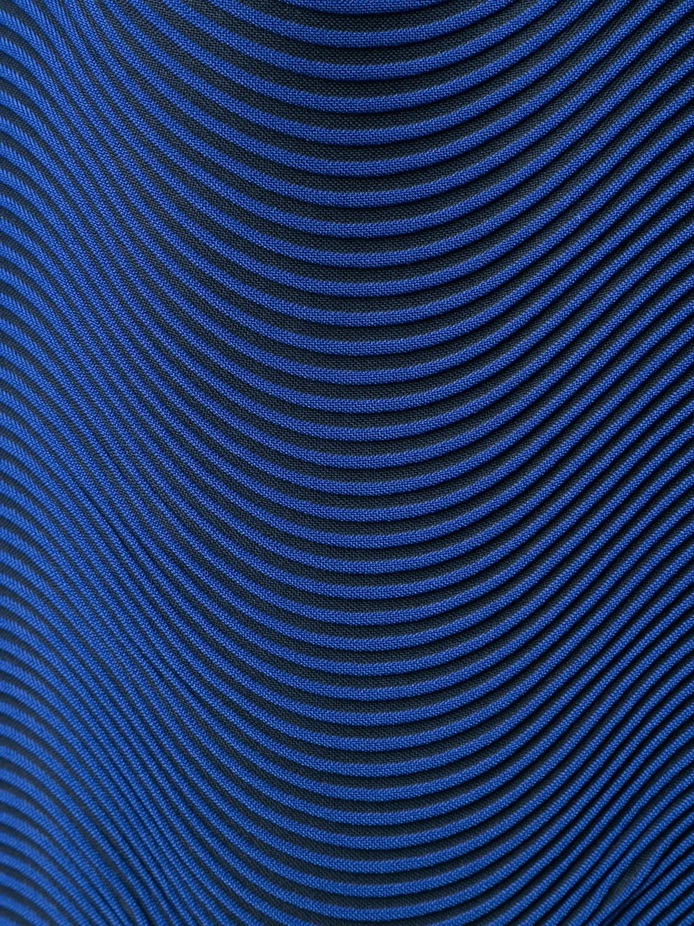 Issey Miyake wave pleat skirt Blauw