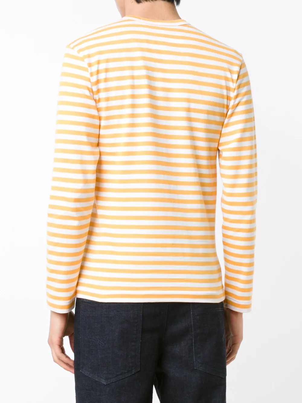 heart logo striped T-Shirt