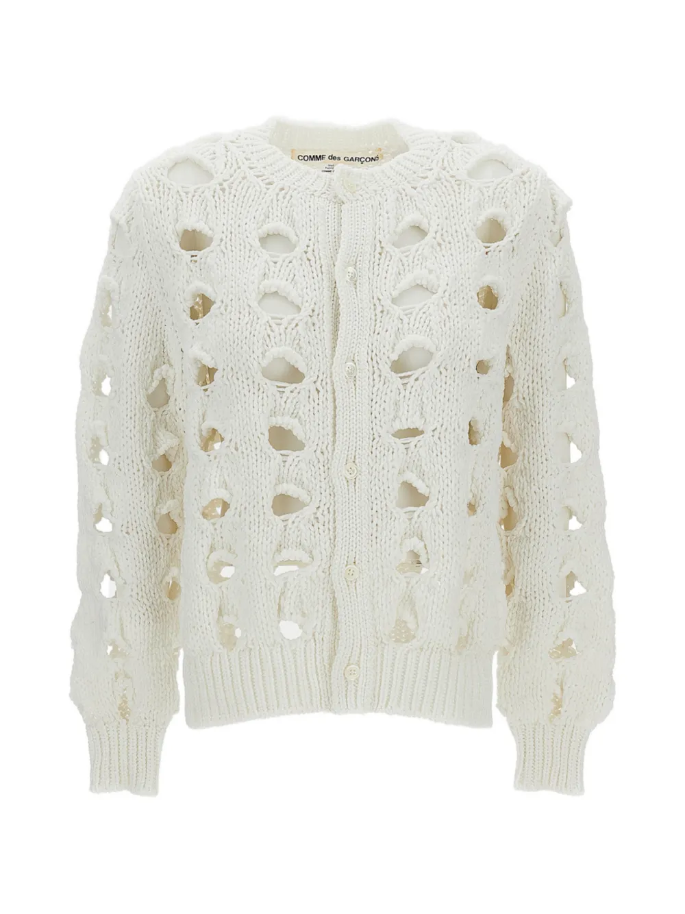 Comme Des Garçons cropped cardigan - Blu