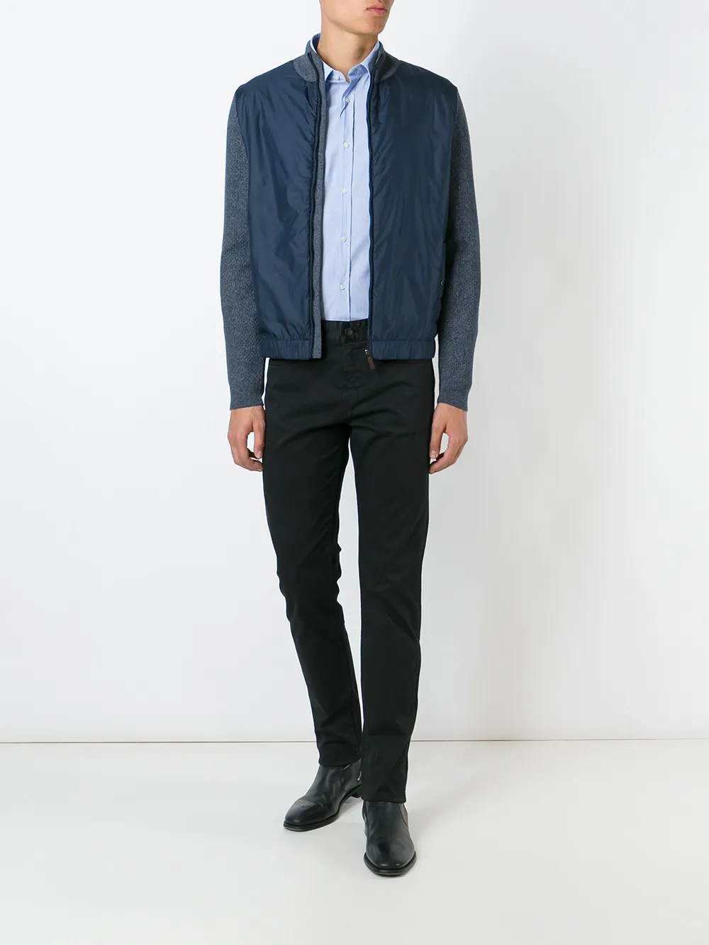 BOSS slim fit trousers - Zwart