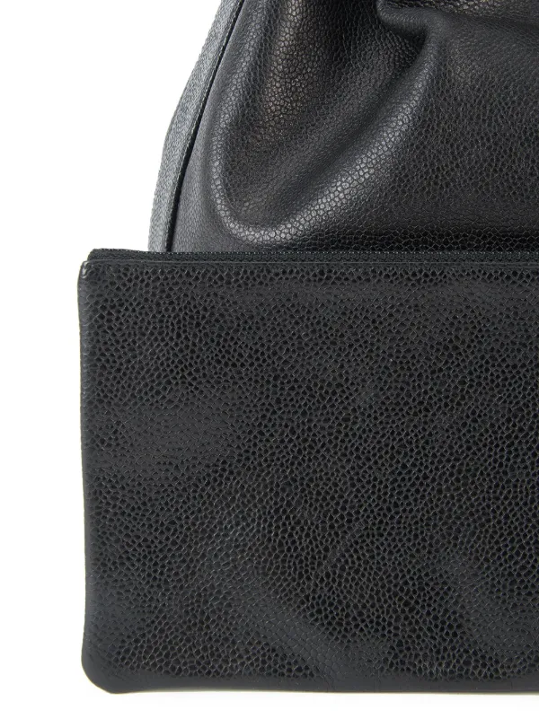 CHANEL Pre-Owned ココマーク ドローストリング バケットバッグ