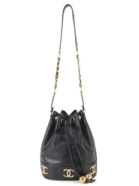 CHANEL CC drawstring bucket bag Women