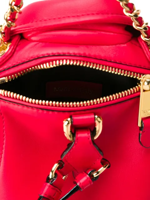 moschino biker backpack