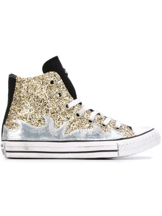 Converse Glitter Hi-top Sneakers - Farfetch
