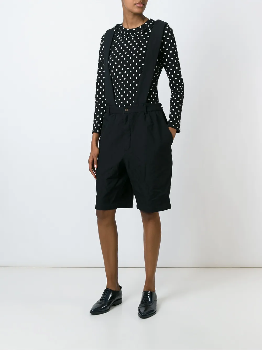  Comme Des Garçons Girl Klassische Latzhose   Schwarz 