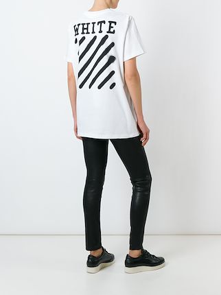 striped back t-shirt