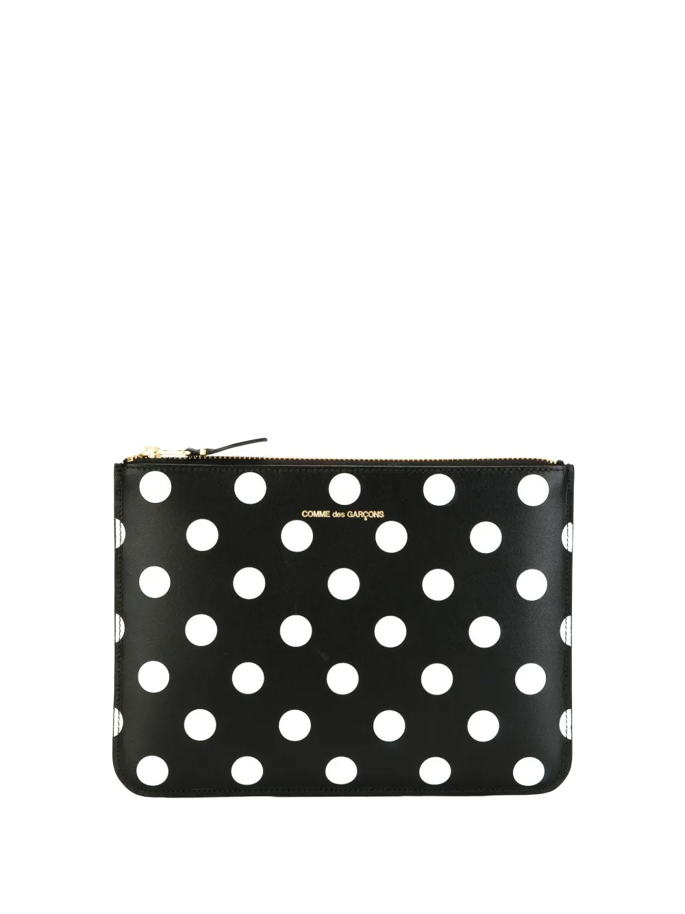 Comme Des Garçons Wallet pochette Polka Dots Printed | noir | Image 1