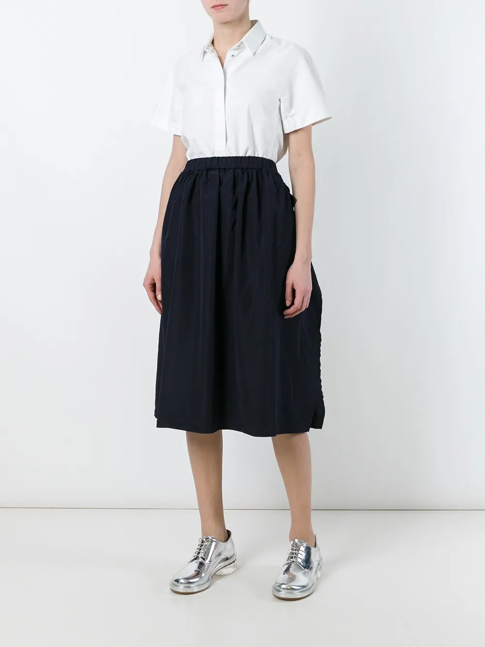  Comme Des Garçons Comme Des Garçons Ausgestellter Rock   Blau 