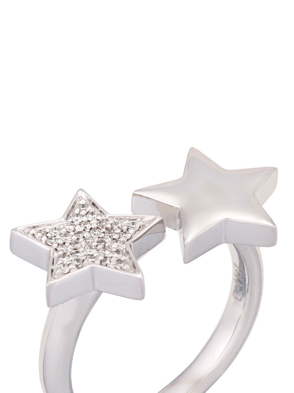 Shop Alinka 'stasia' Double Star Diamond Ring In Metallic