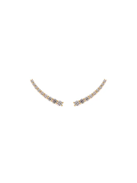 ALINKA large 'DASHA' diamond slider earrings
