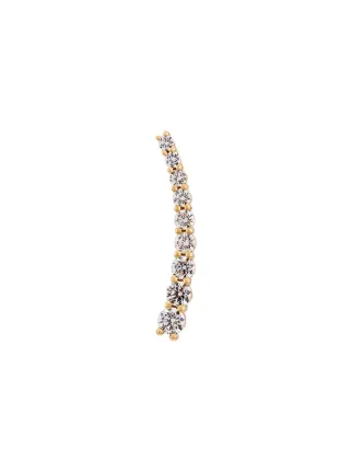 Alinka 18kt Gold Dasha Large Diamond Cuff Earring Farfetch Alinka 18kt Gold Dasha Large Diamond Cuff Earring