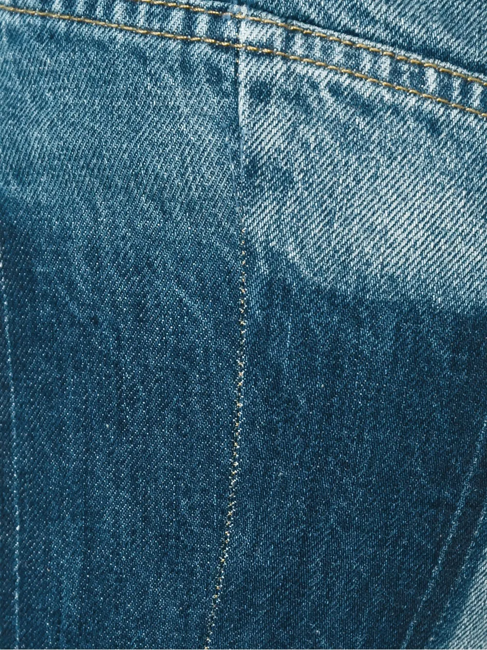 Alexander McQueen cropped jeans Blauw