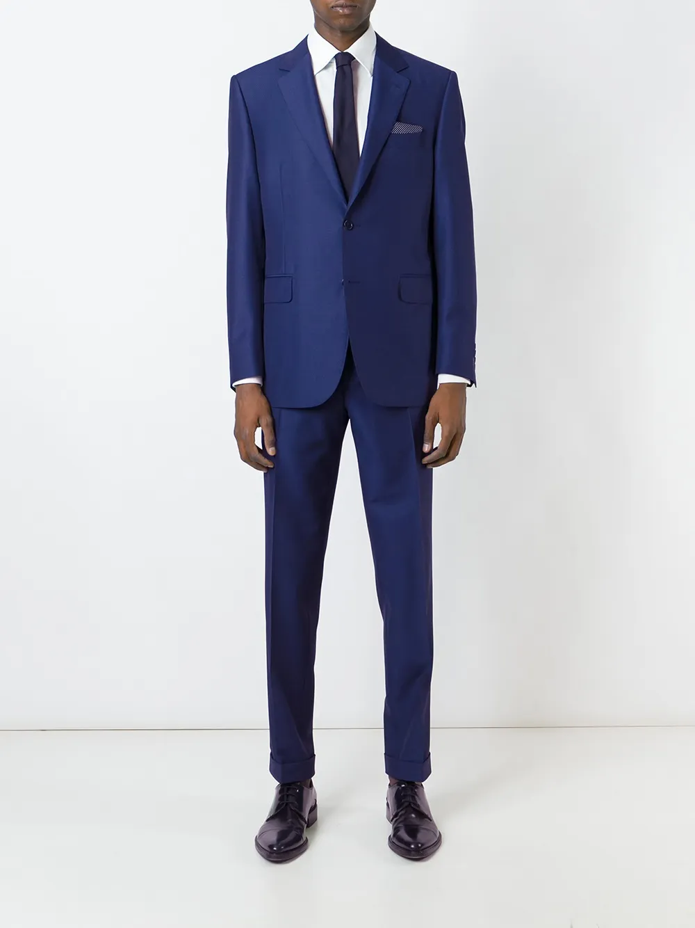 Canali Two Piece Suit In Blue