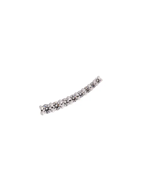 ALINKA 'Dasha' white diamond left side small slider earring
