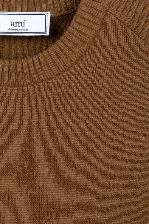crew neck sweater - AMI PARIS OFFICIAL