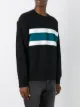 AMI Paris oversize crew neck sweatshirt 3 stripes